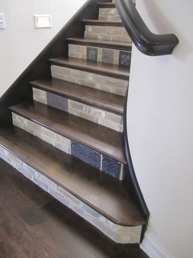 Unique Risers on Custom Staircases