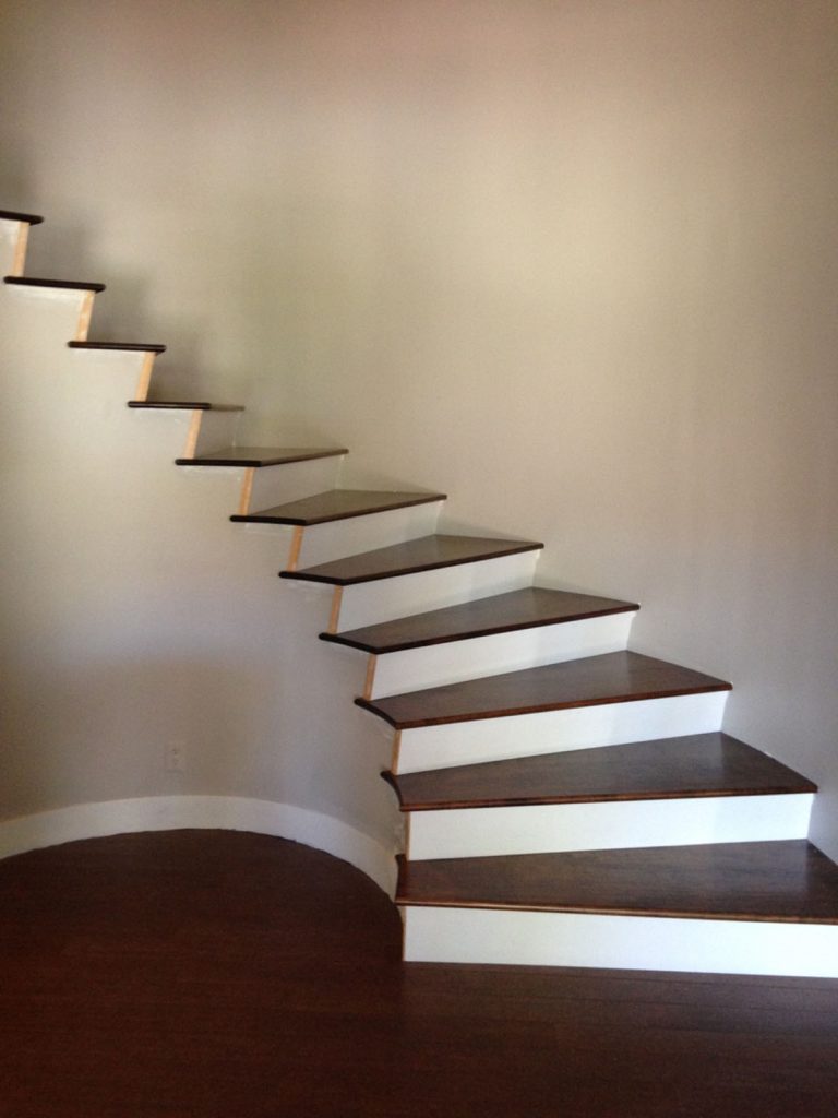 Spiral Staircase with Custom Treads