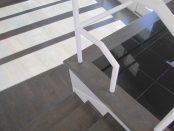 Cooper Floors Grey staircase after