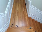 Cooper Floors oak stair refinishing