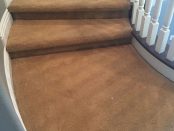 stairs with carpeting
